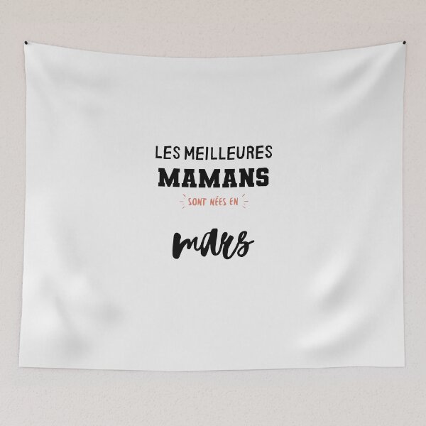 Aperçu de l'œuvre Les Meilleures Mamans Sont Nées En Mars T-Shirt Fun Ajusté Birthday Anniversaire créée et vendue par Sandydesign.
