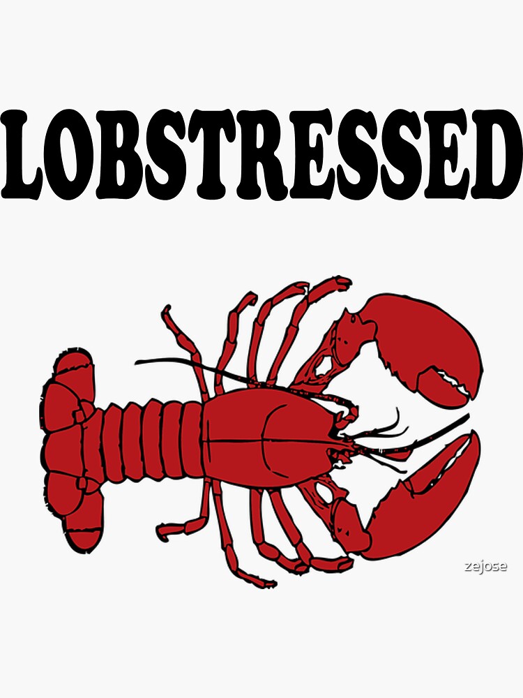 "Lobster Lobster pun" Sticker for Sale by zejose Redbubble