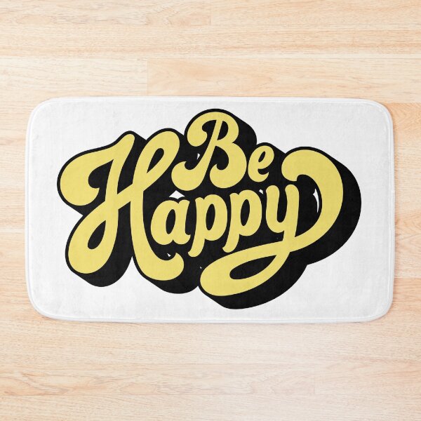 Item preview, Be happy quote illustration text cool tumblr aesthetic lettering  designed and sold by vanessavolk.