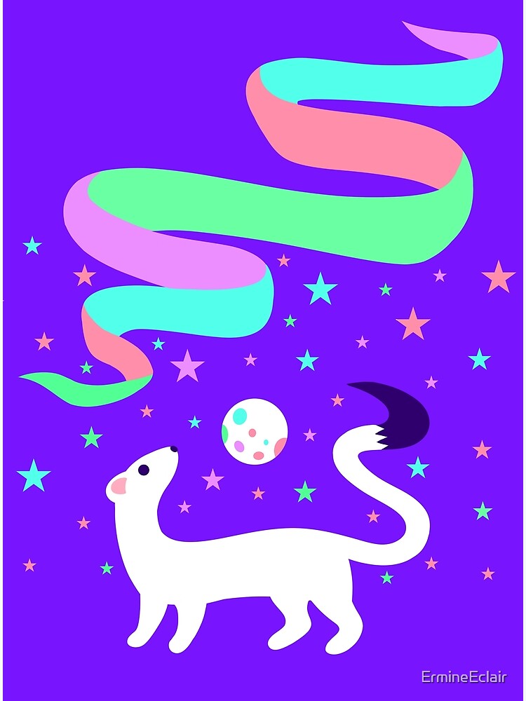 "Northern lights" Art Print by ErmineEclair Redbubble