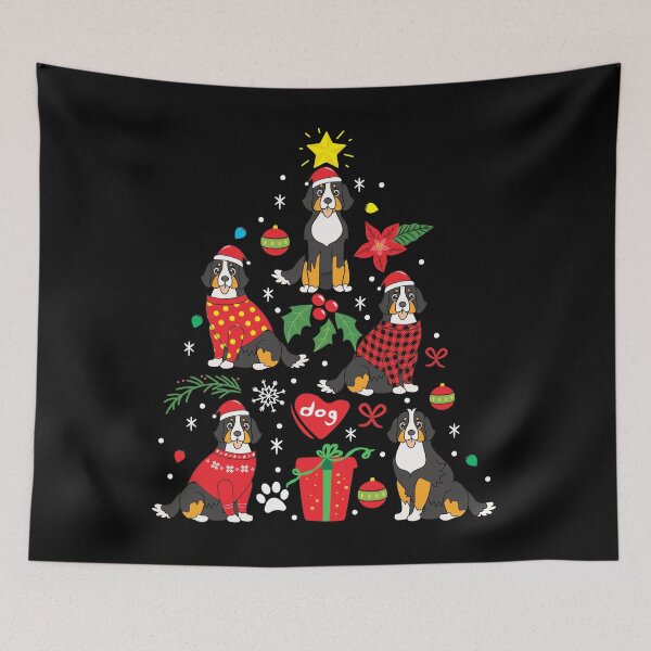 Item preview, Bernese Mountain Christmas Ornament Tree designed and sold by rafaeltto.
