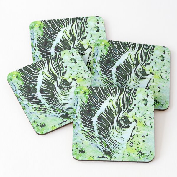 Item preview, Green fossilized coral designed and sold by cbankgood.