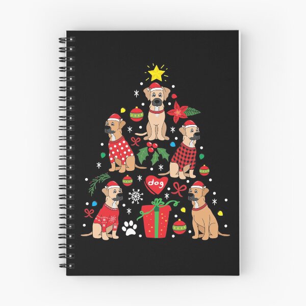 Item preview, Black Mouth Cur Christmas Ornament Tree designed and sold by rafaeltto.