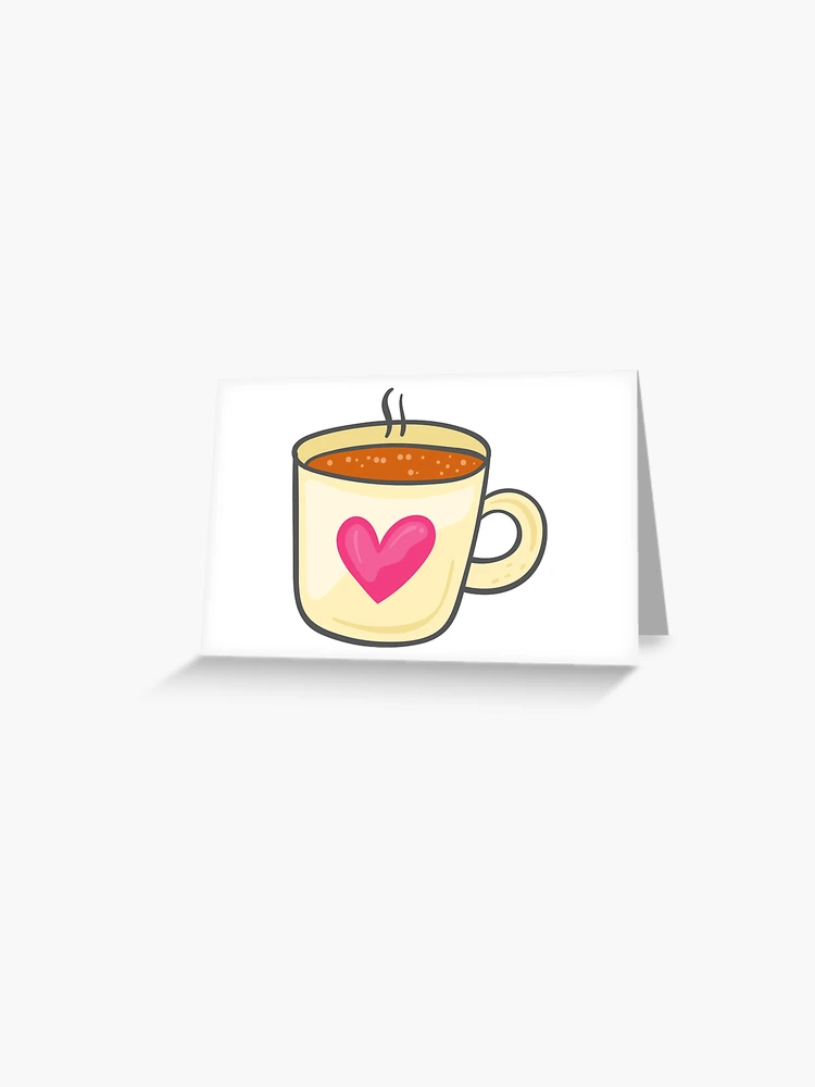 Coffee Cup Cute Illustration Tumblr Aesthetic Icon | Art Board Print