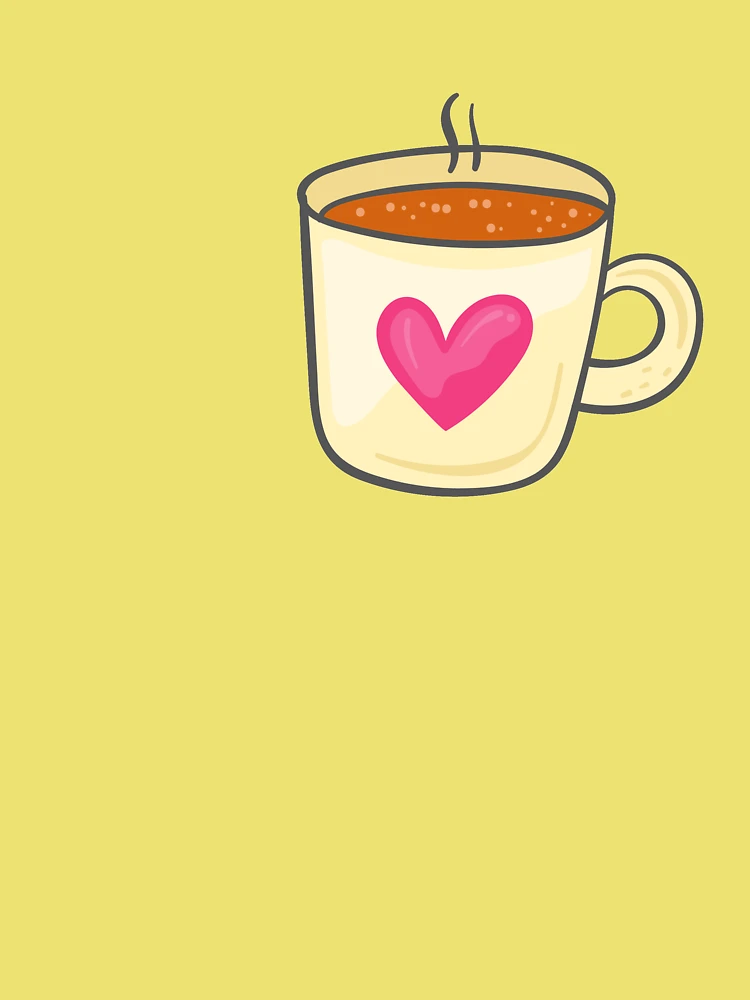 Coffee Cup Cute Illustration Tumblr Aesthetic Icon  Greeting Card for Sale  by vanessavolk