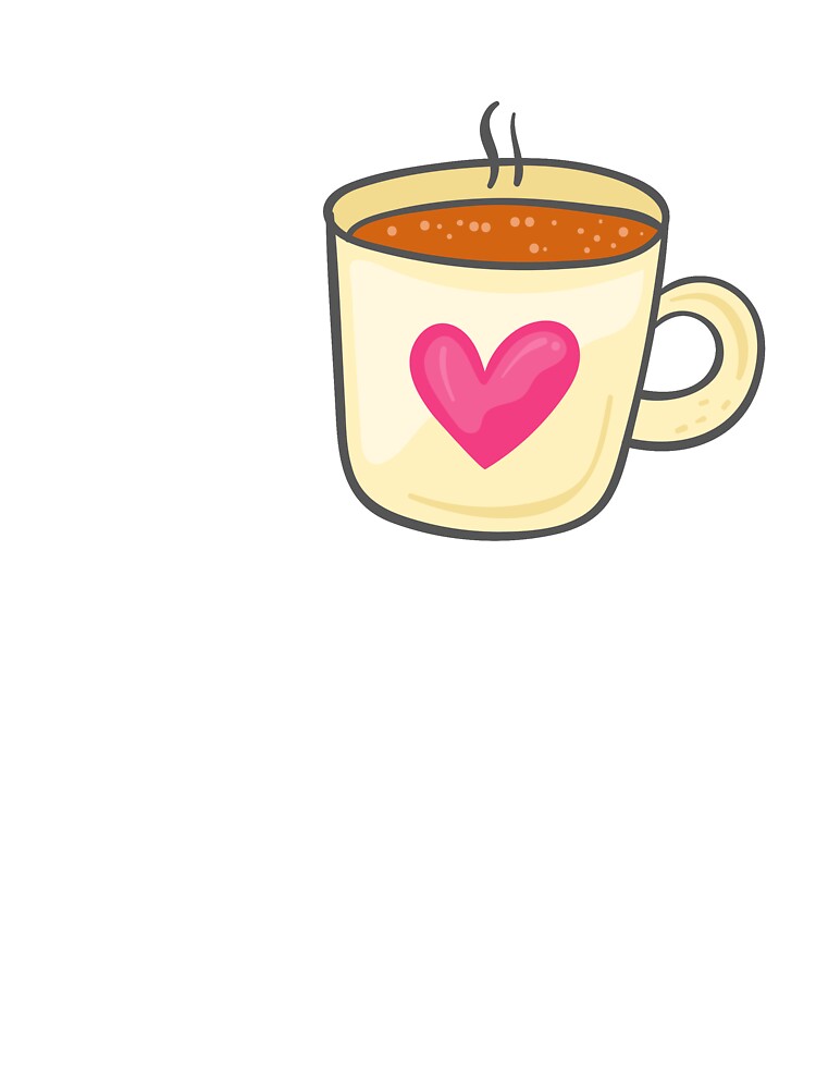 Coffee Cup Cute Illustration Tumblr Aesthetic Icon  Greeting Card for Sale  by vanessavolk
