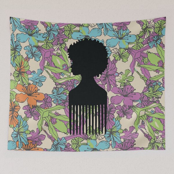 Item preview, Afro Pick Silhouette designed and sold by blackartmatters.