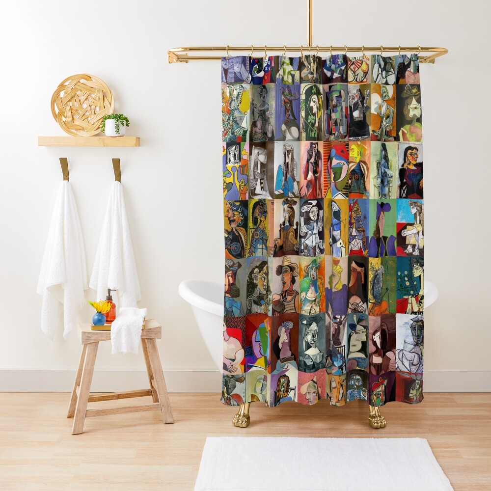 Picasso Faces Shower Curtain