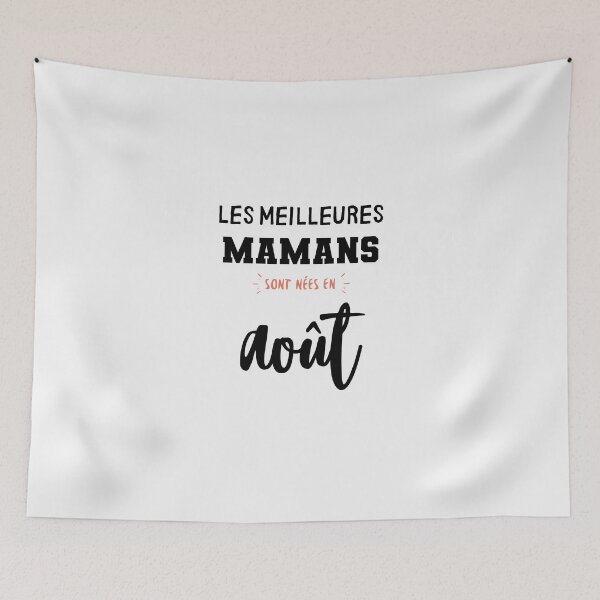 Aperçu de l'œuvre Les Meilleures Mamans Sont Nées En Août T-Shirt Fun Ajusté Birthday Anniversaire créée et vendue par Sandydesign.