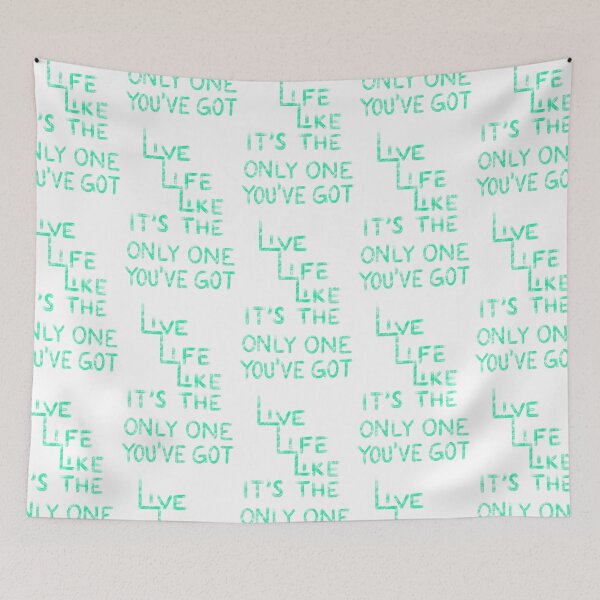 Item preview, Live Life Like It’s The Only One You’ve Got designed and sold by Halkiasarts.