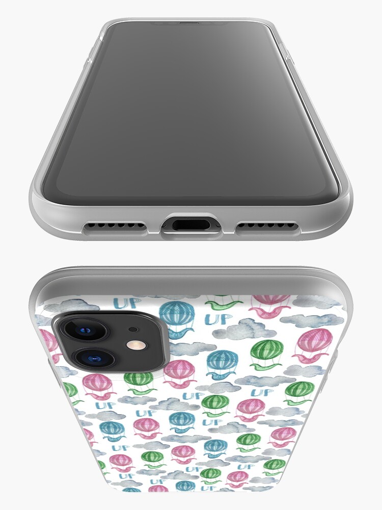 Alternate view of UP UP UP Hot Air Balloon Pattern iPhone Case & Cover