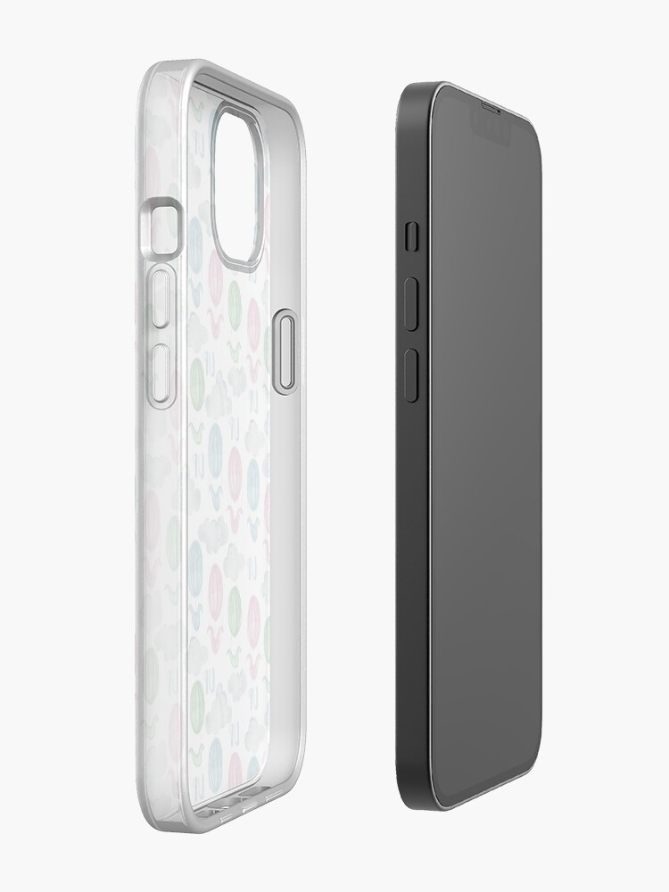 Alternate view of UP UP UP Hot Air Balloon Pattern iPhone Case