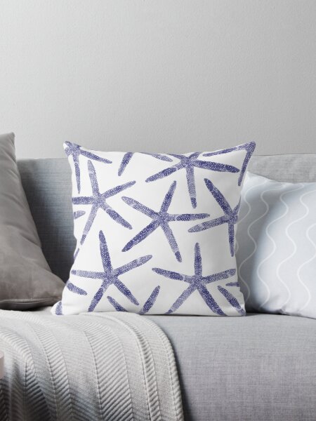 Artikel-Vorschau von Navy Starfish Print, designt und verkauft von Elizabeth Schrock.