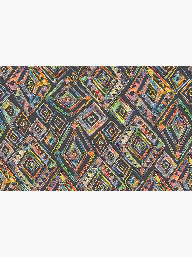 Rainbow Prism Colorful Diamond Pattern by shoshannahscrib