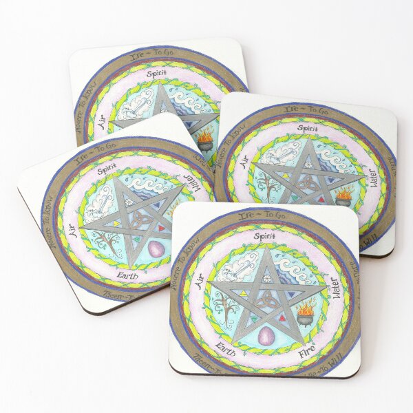 Item preview, The Pentacle and the Elements designed and sold by helenadomenic.