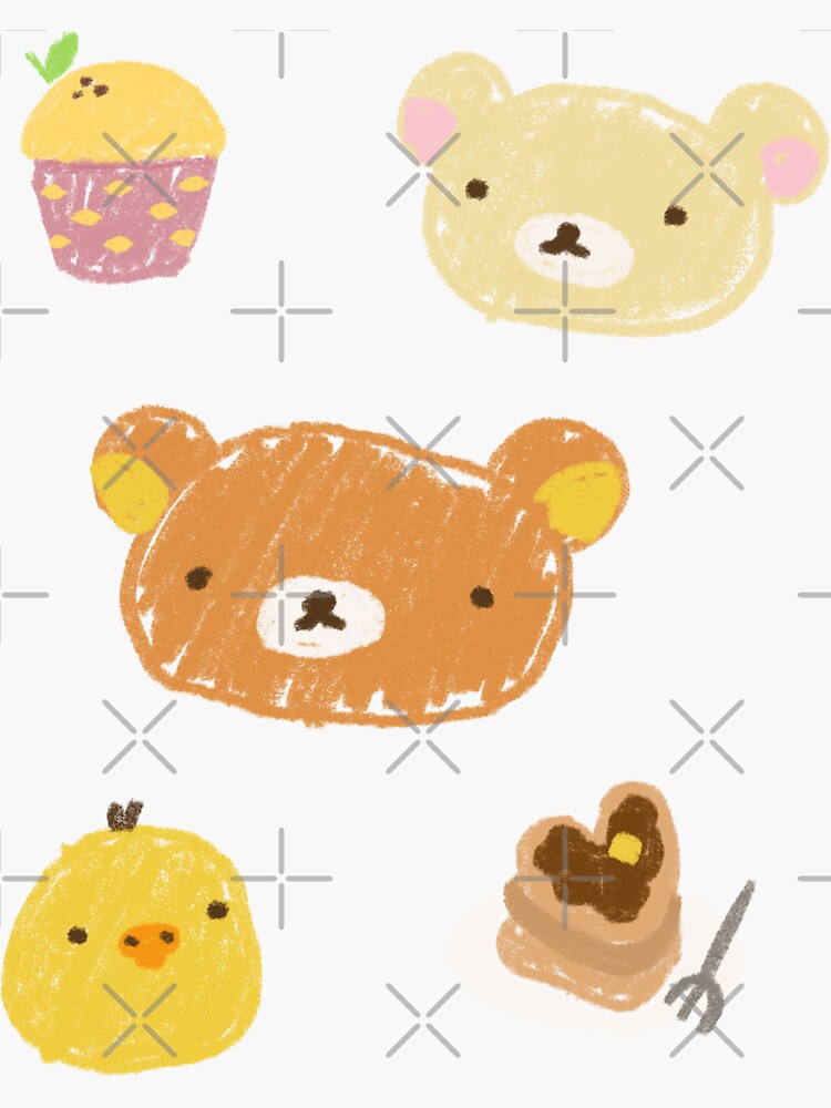 Rilakkuma Sticker Pack Sticker for Sale by dianakkuma