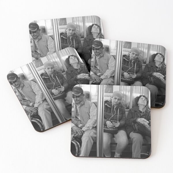 Item preview, People on NY Subway - No. 11 designed and sold by BritishYank.