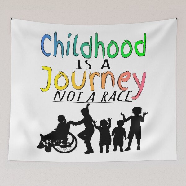 Item preview, childhood is a journey designed and sold by TheBoyTeacher.