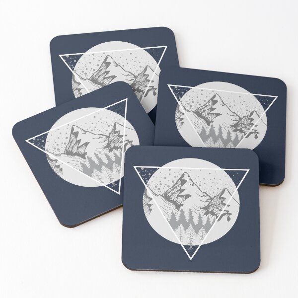 Item preview, Geometric Mountain designed and sold by MaddiLoppnow.
