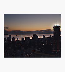 Vancouver Evening Photographic Print