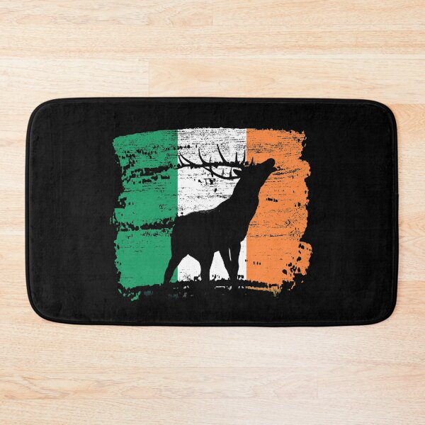 Item preview, Irish flag red deer antlers pride gift designed and sold by Weilichesmag.