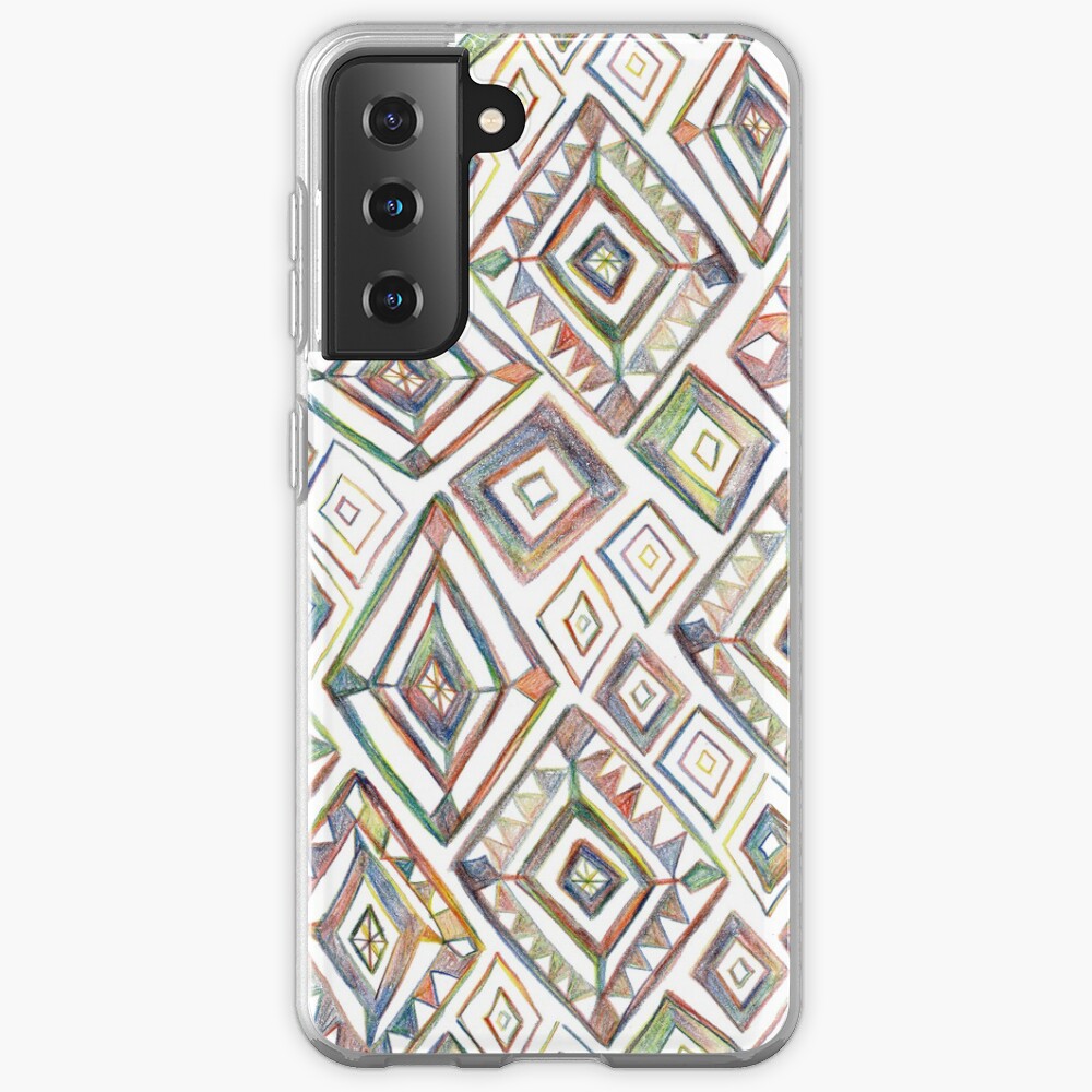 Rainbow Prism on White Samsung Galaxy Phone Case