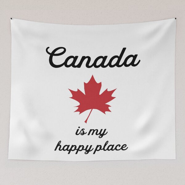 Item preview, canada is my happy place designed and sold by Vectorqueen.