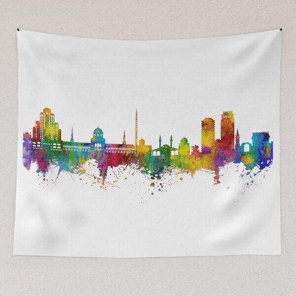 Item preview, Damascus Syria Skyline designed and sold by ArtPrints.