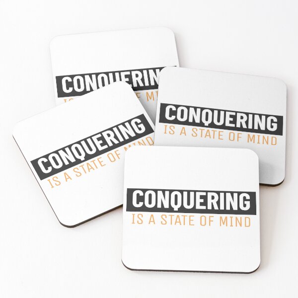 Item preview, Conquering Is A State Of Mind designed and sold by jaslee125.