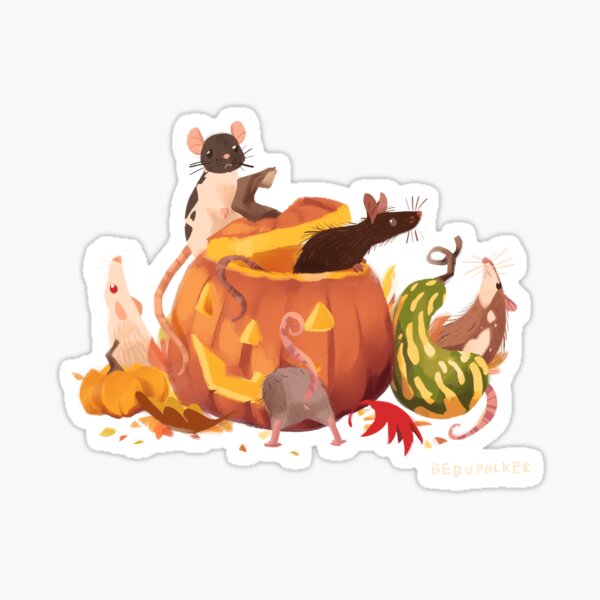 Aperçu de l'œuvre Rat Autumn créée et vendue par Bedupolker.