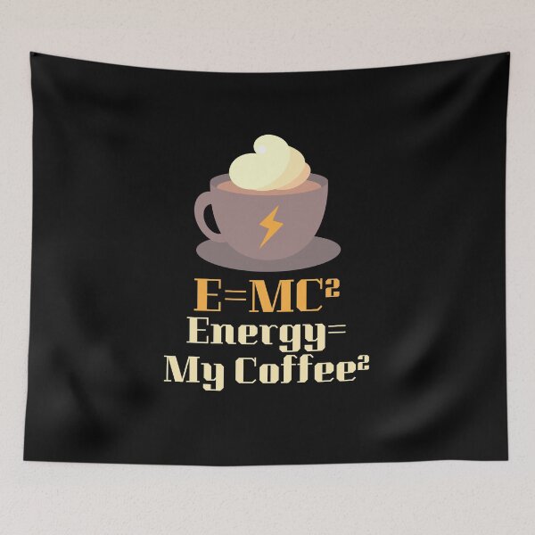 Item preview, E = MC2 Coffee Breakfast Muffin Cappuccino designed and sold by MooonTees.