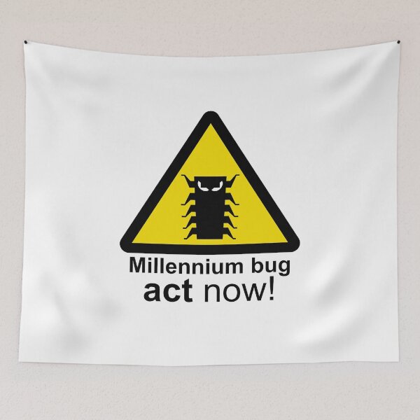 Item preview, Millennium Y2K (2000) Bug. Act Now! designed and sold by GeekRetro.