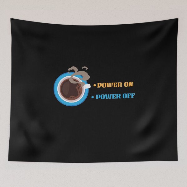 Item preview, Coffee Power ON Off Breakfast Drink Morning Muffle designed and sold by MooonTees.