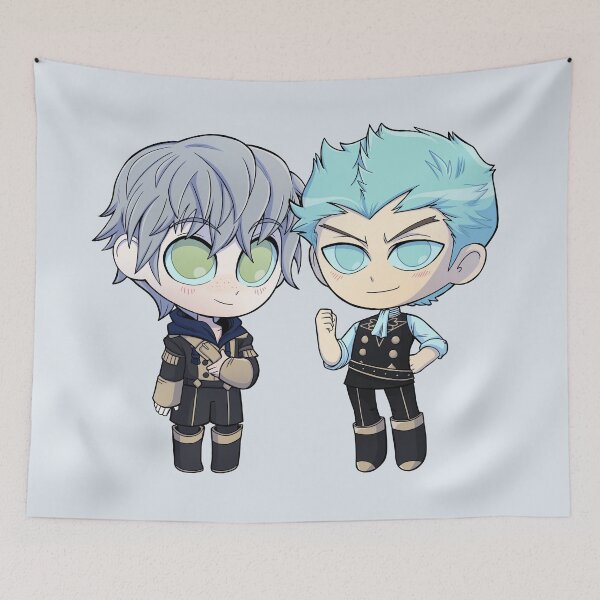 Item preview, Ashe and Caspar - Fire Emblem Three Houses - Chibi Cuties designed and sold by kickgirl.