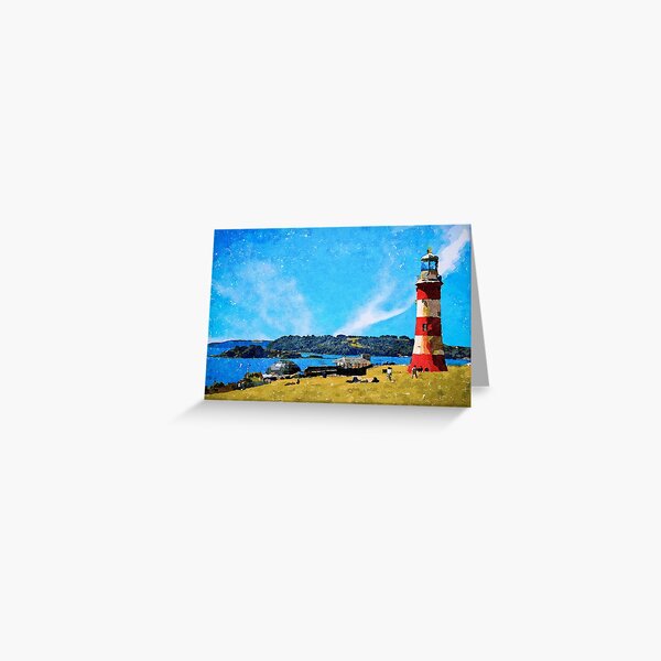 Smeaton Tower in Plymouth Greeting Card