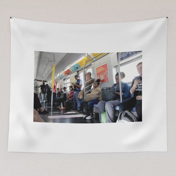 Item preview, People on NY Subway - No. 12 designed and sold by BritishYank.