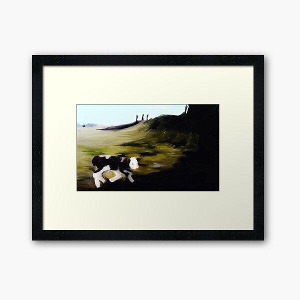 Item preview, New born calf on Penshaw hill designed and sold by Billyd21c.