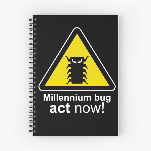 Item preview, Copy of Millennium Y2K (2000) Bug. Act Now! (Dark) designed and sold by GeekRetro.