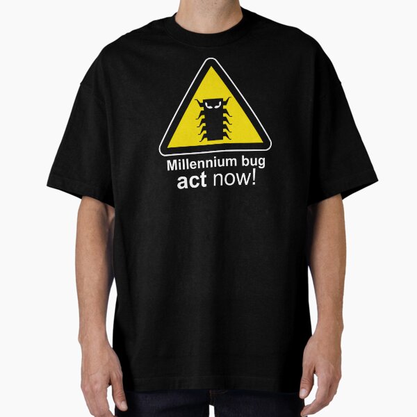 Item preview, Copy of Millennium Y2K (2000) Bug. Act Now! (Dark) designed and sold by GeekRetro.