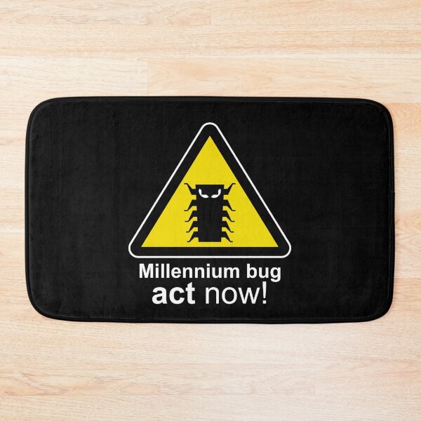 Item preview, Copy of Millennium Y2K (2000) Bug. Act Now! (Dark) designed and sold by GeekRetro.