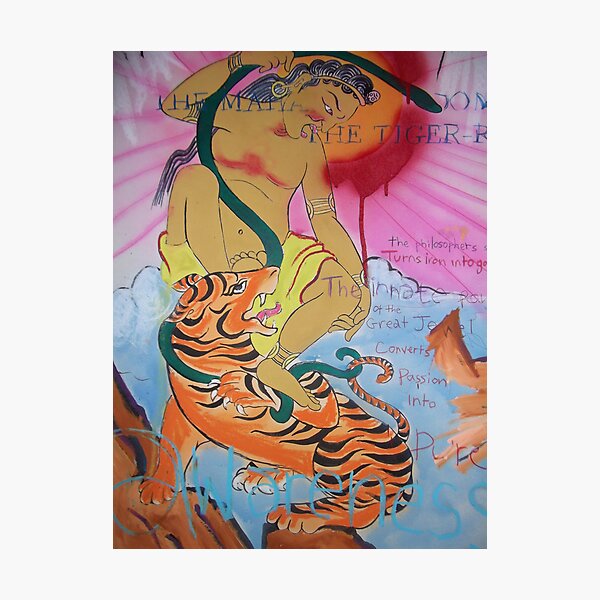 The Tiger Rider Photographic Print