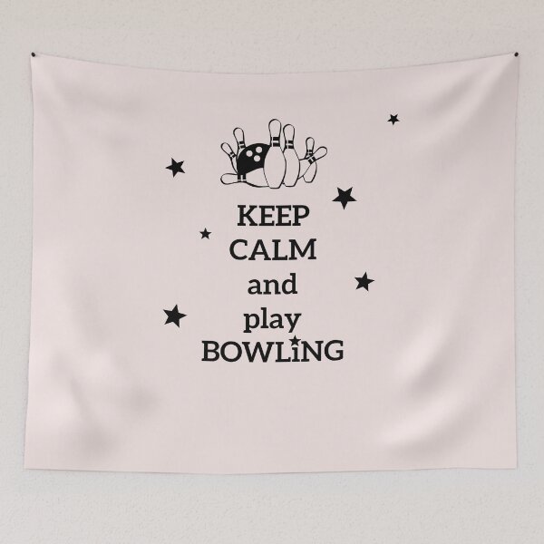 Item preview, Keep Calm and play bowling pins stars designed and sold by Naohiro.