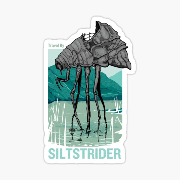 Travel By Silt Strider Sticker