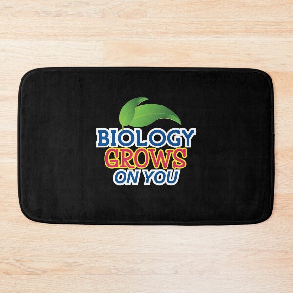 Item preview, 'Biology Grows On You' (Black) designed and sold by The Button Gal.