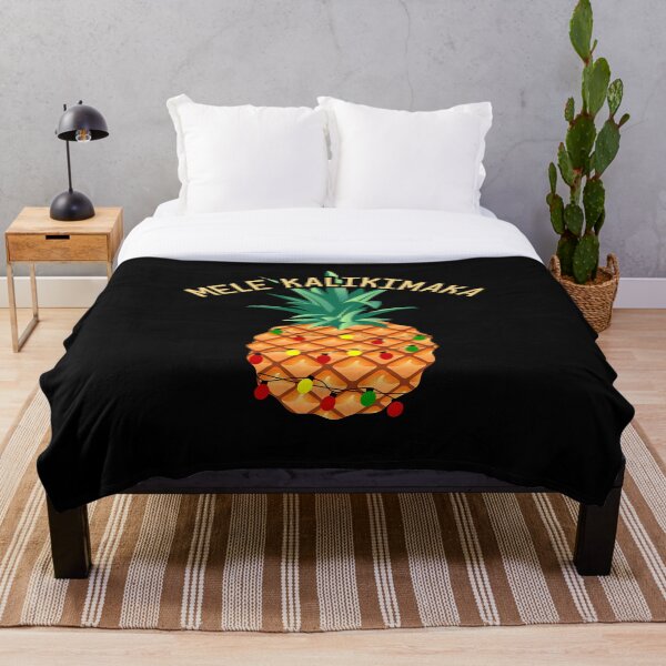Item preview, Mele Kalikimaka Hawaiian Christmas Pineapple   designed and sold by kayelex.