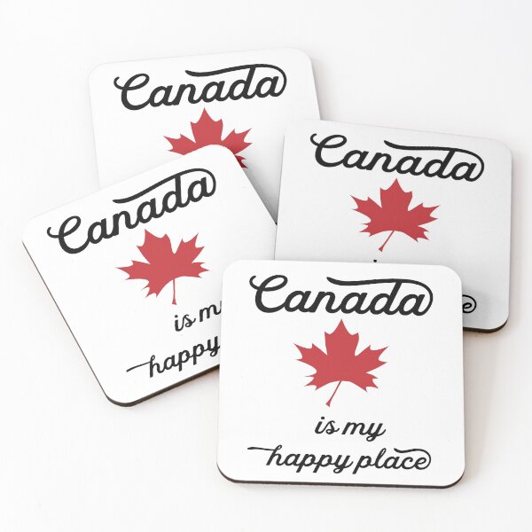 Item preview, canada is my happy place designed and sold by Vectorqueen.