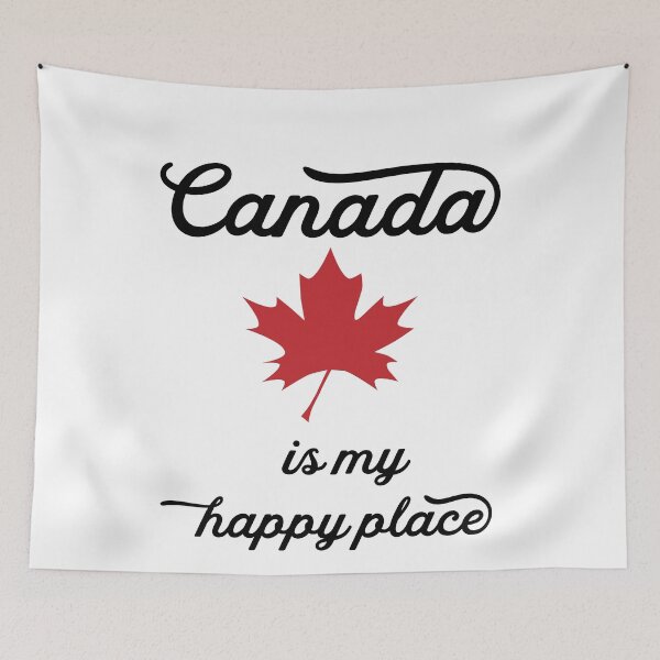 Item preview, canada is my happy place designed and sold by Vectorqueen.