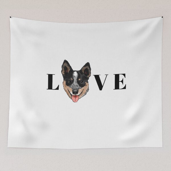 Item preview, Australian Cattle Dog Lover, Blue Heeler Love, Graphic Cattle Dog, Smiling Cattle Dog, Cute Australian Cattle Dog designed and sold by Furkid Studio.