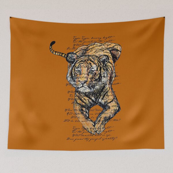 Item preview, Tyger designed and sold by LitArtByGina.