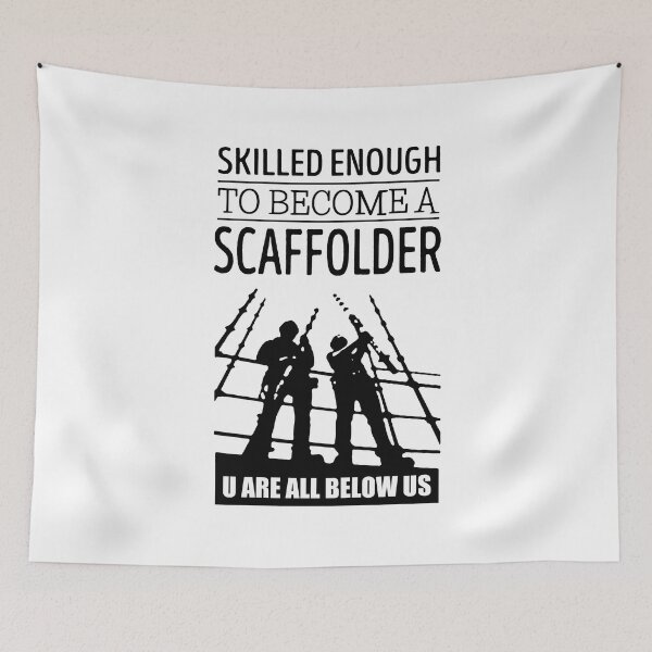 Item preview, Scaffolder; Skilled Enough;  designed and sold by StickerApe.